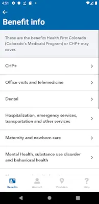 Health First Colorado android App screenshot 1